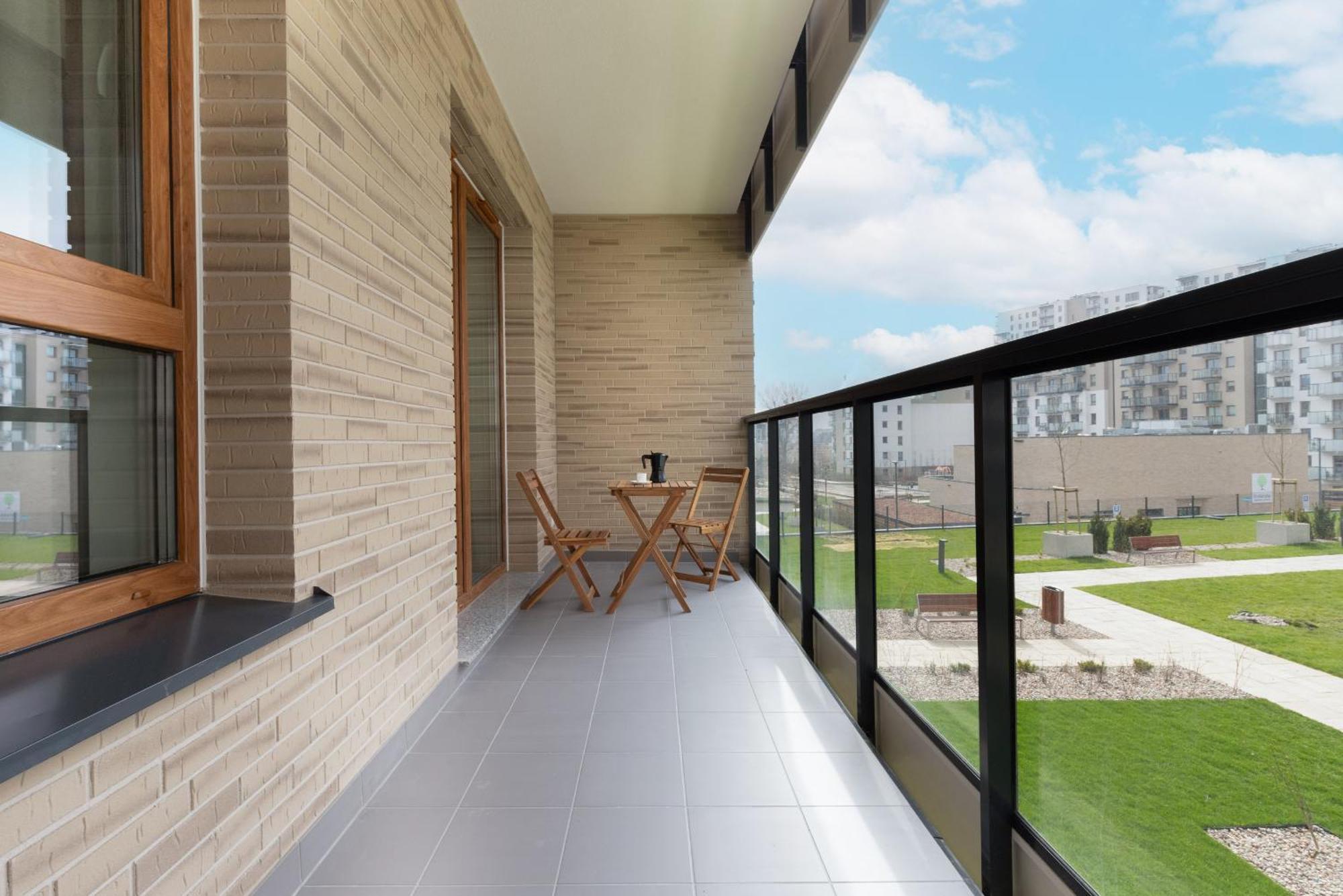 Nowa Letnica Comfortable Apartments With Balcony & Parking Gdansk By Noclegi Renters Exterior photo